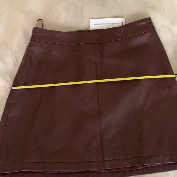 New with tags brown leather skirt - Picture 10 of 10